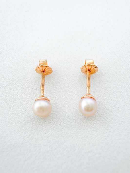 SINGLE PEARL STUDS N1
