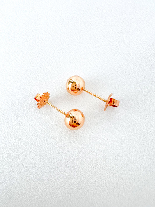 GOLD BEAD STUDS N4